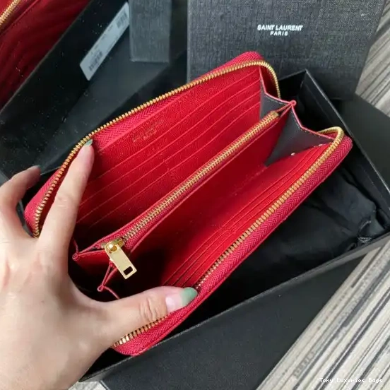 Tony Luxuries ZIPPY MONOGRAM WALLET YSL 0619